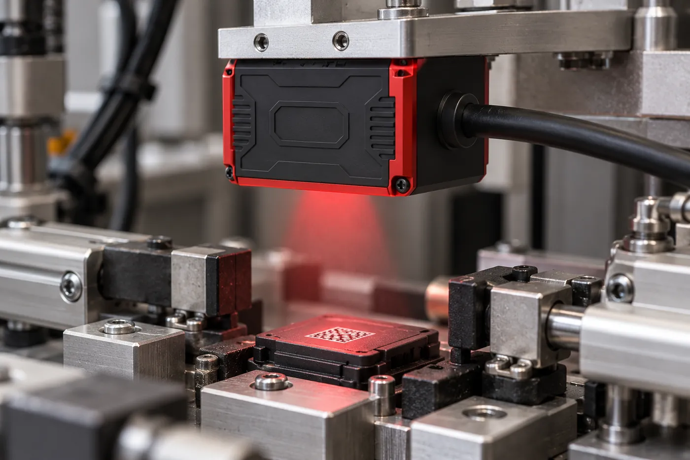 ReadCell VS95 mounted inside a compact test fixture